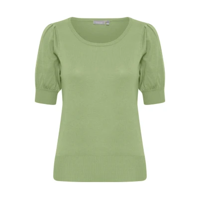 Abbildung von Fransa Tshirt basic, Damen, Größe: Large, Forest shade