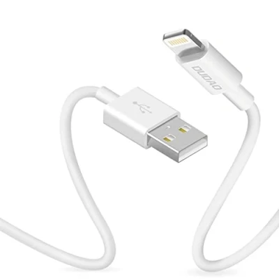 Abbildung von Dudao USB Kabel für iPhone Ladekabel Schnelles Aufladen Datenübertragung Schnellladekabel Smartphone kompatibel mit 3A 1m