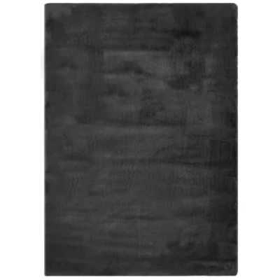 Abbildung von LUXOR living Kunstfell Coste Flauschiger Teppich Schlafzimmer ideal zur Verwendung als Bettvorleger gemütlicher Fellteppich Lammfell Imitat 120 x 170 cm Anthrazit