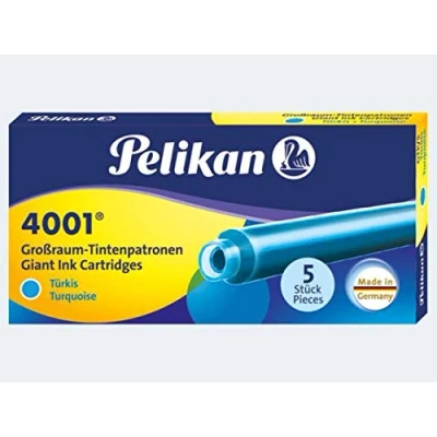 Abbildung von Pelikan Tintenpatrone 4001 GTP türkis VE=5 Stück