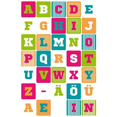 Abbildung von AVERY Zweckform 63002 Buchstaben Etiketten, 70 Aufkleber