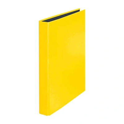 Abbildung von Original Falken 10er Pack YourColor Ringbuch. Made in Germany. 2 D Ring Mechanik DIN A4 Füllhöhe 25 mm gelb Kalender Organizer Ordner Hefter Plastikordner ideal für Büro und Schule