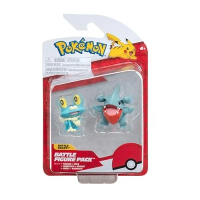 Abbildung von Pokémon Battle Figure Gible and Froakie