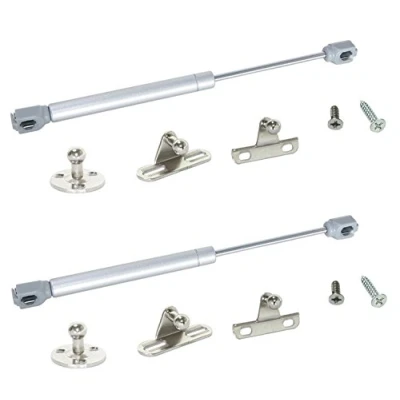 Abbildung von Gedotec Klappenbeschlag Klappen Feder für Möbelklappen Gasdruckfeder Möbel Bau 80 Nm (8 kg) Länge 268 mm Gasdruckdämpfer KOMPLETT Set 2 Klappenhalter Küche inkl. Befestigungsmaterial