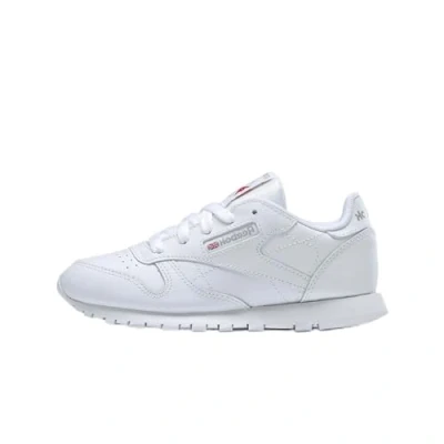 Abbildung von Reebok Classic Leather Trainers Sneaker low für Kinder, Größe: 29, White Schuhe