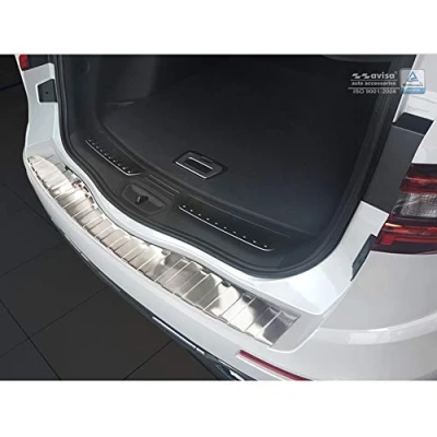 Abbildung von Edelstahl Heckstoßstangenschutz kompatibel mit Renault Koleos II 8/2016 &#039;Ribs&#039;