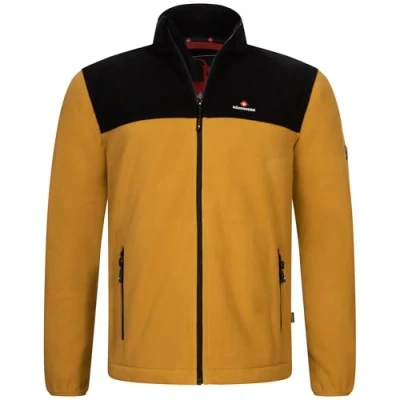 Abbildung von Höhenhorn Badus Herren Fleece Jacke Senf/Schwarz Gr. M