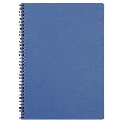 Abbildung von Clairefontaine 781424C Spiralbuch (DIN A4, 21 x 29,7 cm, Age Bag kariert, 50 Blatt) 1 Stück blau