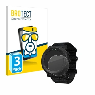 Abbildung von BROTECT Schutzglas für Suunto Core Alpha (3 Stück) Schutzfolie Panzer Folie Glas [Extrem Kratzfest 9H, Anti Fingerprint, Ultra Transparent]