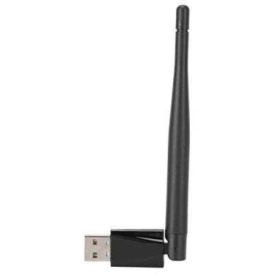 Abbildung von USB Wireless WiFi Receiver, RTL8811AU Netzwerkkartenadapter mit Externer Antenne, 600 Mbit/S Computer Receiver Unterstützung AP