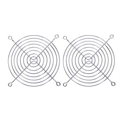 Abbildung von Doumneou 2 x Metalldraht Fingerschutz Fuer 120 120mm Computer Gehaeuse Luefter