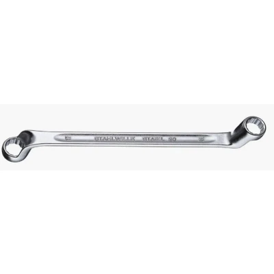 Abbildung von STAHLWILLE 41041011 Doppel Ringschlüssel 200mm 10 x 11 Chromstahl