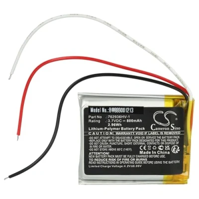 Abbildung von vhbw Akku Ersatz für Bose 762936HV 1 Wireless Headset Kopfhörer (800 mAh, 3,7 V, Li Polymer)