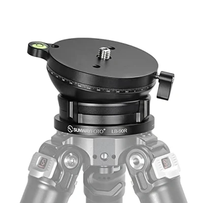 Abbildung von SUNWAYFOTO LB 90R 360 Panorama Nivellier Basis, Stativkopf, 25 kg Tragkraft