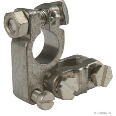 Abbildung von HERTH+BUSS ELPARTS 52285084 Batteriepolklemme Form G, mit Zusatzanschluss, Schraubklemme, Gussteil, für Pluspol Messing
