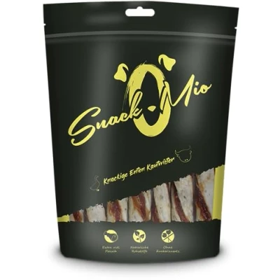 Abbildung von SnackOMio Premium Kausnack für Hunde Knackige Enten Kautwister, 200g, 1er Pack (1 x 0,2kg)