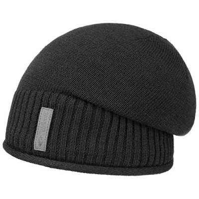 Abbildung von chillouts Beanie &quot;Etienne Hat&quot;, mit dezentem Logo Schriftzug