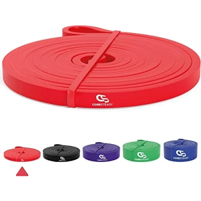 Abbildung von Coresteady Fitnessband und Gummiband Sport Robustes Klimmzugband aus Gummi für Männer Frauen Krafttraining Muskelaufbau Training, Fitness, Klimmzughilfe Fitness Band