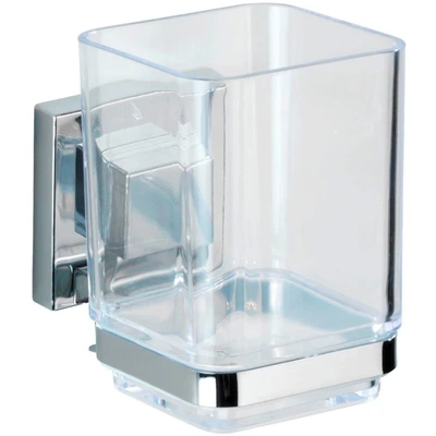 Abbildung von WENKO Zahnputzbecher &quot;Quadro&quot;, Vacuum Loc