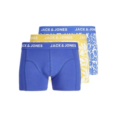 Abbildung von JACK&amp;JONES JUNIOR Jungen JACMARBELLA Trunks 3 Pack JNR Boxershorts, Dazzling Blue/Pack:Daffodil Blue, 128 cm (3er Pack)