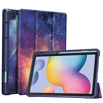 Abbildung von Fintie Hülle für Samsung Galaxy Tab S6 Lite Soft TPU Rückseite Gehäuse Schutzhülle mit Stifthalter, Auto Schlaf/Wach Funktion 10.4 SM P610/ P615 2020, Die Galaxie