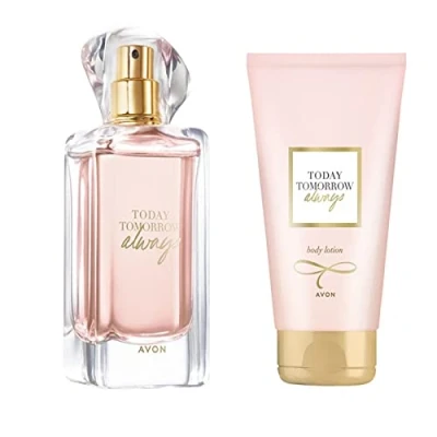 Abbildung von Avon Always Set Eau de Parfum 50ml und Bodylotion 150ml aus der TTA neuer Duft Serie für Damen