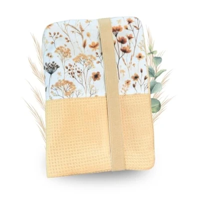 Abbildung von Malino Premium Windeltasche für unterwegs Cozy Beige Organizer Windeln, Feuchttücher &amp; Baby Essentials, Kosmetiktasche im Boho Design