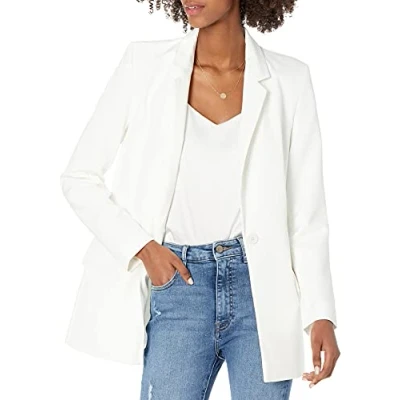 Abbildung von The Drop Blazer für Damen, Blake Lang, Elfenbeinfarben, XXL Große Größen