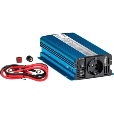Abbildung von Berger Sinus Wechselrichter/Spannungswandler DC 12 V auf AC 230 Einsatz bei Solaranlagen (300W)