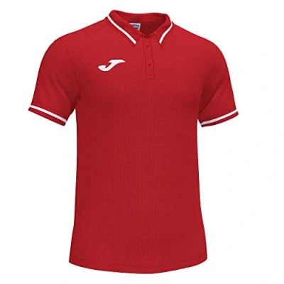 Abbildung von Joma Unisex 2XS Poloshirt, Kurze Ärmel, Komfort II, rot, XXS