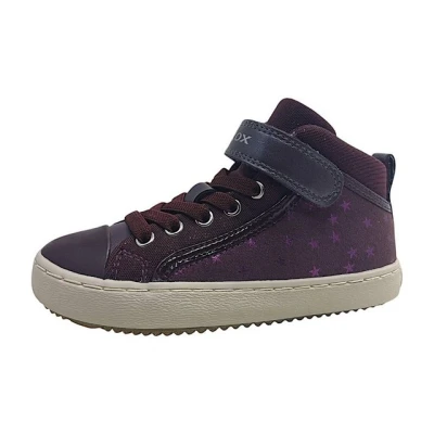 Abbildung von Geox J KALISPERA GIRL I Sneaker High Top Sneaker, Schnürboots, Freizeitschuh mit Gummizug