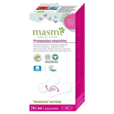 Abbildung von Bio Slipeinlagen Flex 100% Baumwolle Masmi 24 St