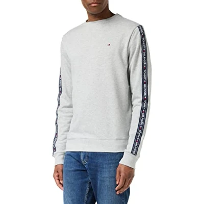 Abbildung von Tommy Hilfiger Track Nachtwäsche Shirt, Herren, Größe: Small, Grey