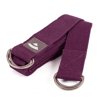 Abbildung von bodhi Yogamatte Yogagurt Yamala 2 in 1, Baumwolle, m lila
