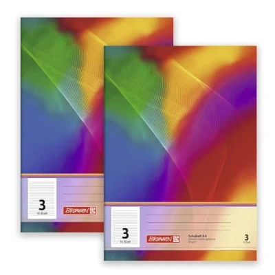 Abbildung von Brunnen Schulheft Lineatur 3 16 Blatt DIN A4 Doppelpack