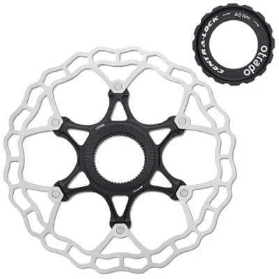 Abbildung von OTRADO Fahrrad Bremsscheibe 160mm kompatibel mit Center Lock von Shimano, Magura, Tektro, Avid, Hayes, SRAM, Formula (160 CL)