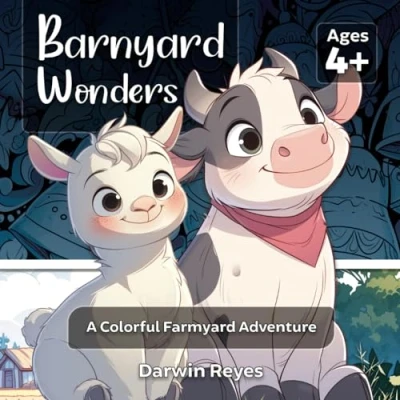 Abbildung von Barnyard Wonders: Cute Farm Animals Coloring and Trivia Book for Kids Ages 4 Up (Kids Series)