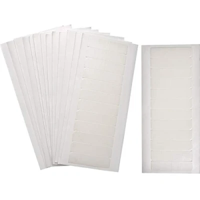 Abbildung von 180 Stücke Haarverlängerung Klebeband Tabs Doppelseitige Verlängerungsbänder für den Ersatz, 4 x 0,8 cm