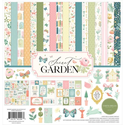 Abbildung von Carta Bella Secret Garden 12x12 Inch Collection Kit (CBGD421016)