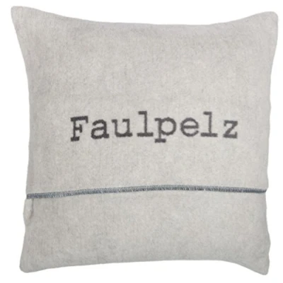 Abbildung von Fussenegger Kissenhülle Jacquard grau Größe 50x50 cm