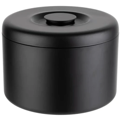 Abbildung von APS 36006 Eisbox, Ø 27 cm, Höhe 20 Aluminium schwarz, Innenbehälter für 300 Eiswürfel, Volumen 9 Liter