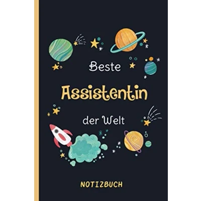 Abbildung von Beste Assistentin der Welt: A5 Notizbuch als Geschenk für eine /punktiert Geschenke zum GeburtstagGeburtstagsgeschenk Kollegin