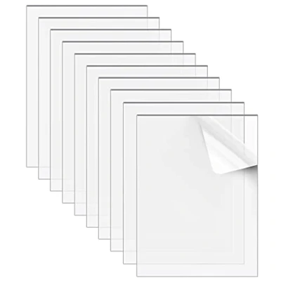 Abbildung von Belle Vous Aquarellpapier Transparent Acrylglasplatten, 10er Pack, 1mm Dicke, 20x25,5cm, Acrylglasplatte Pack Dicke 20x25,5cm