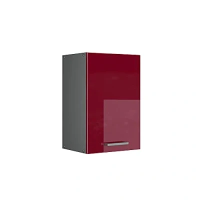 Abbildung von Vicco Hängeschrank R Line, Bordeaux Hochglanz/Anthrazit, 40 cm