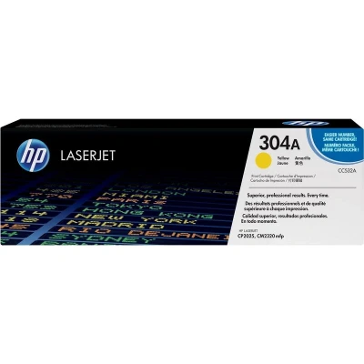 Abbildung von HP 304A (CC532A) Gelb Toner