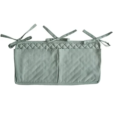 Abbildung von Mushie Aufbewahrungtasche Baby &amp; Kinderbett Organizer Kinderzimmer Dekor, Bettaufhänger, Tasche Gitterstäben, Geländern oder Regalen Befestigen (Roman Green)