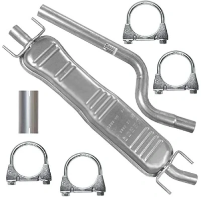 Abbildung von Mitteltopf Auspuff Mittelschalldämpfer für Opel Astra G 2 II 1.6i 8V 16V 1.8i 16V, H 3 III