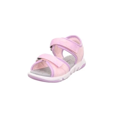 Abbildung von Superfit PEBBLES WMS: mittel Sandale, Sandalette mit süßem Glitzerverschluss, Größenschablone zum Download