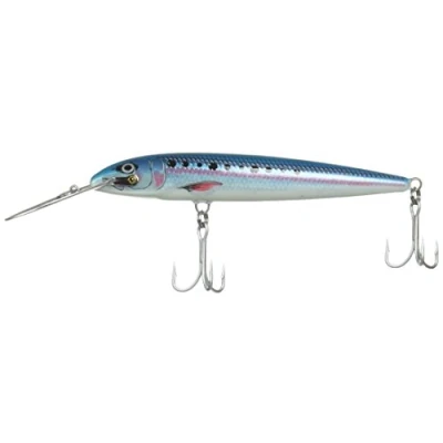 Abbildung von Rapala Countdown Magnum Angelköder Angelzubehör mit Abachiholz Konstruktion Salzwasser Spinnköder Lauftiefe 5.4 6.3m Fischköder 18cm, 70g Hergestellt in Estland Blue Sardine