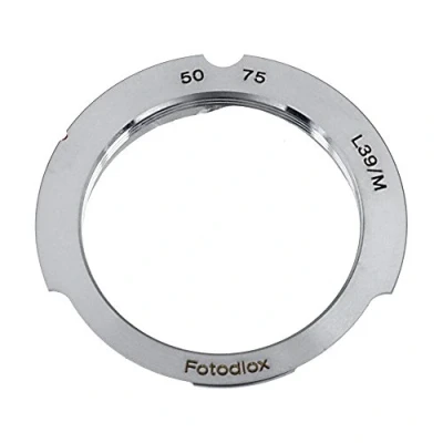 Abbildung von Fotodiox Lens Mount Adapter Compatible with M39/L39 (50/75mm Frame Line) Lenses on Leica M Cameras